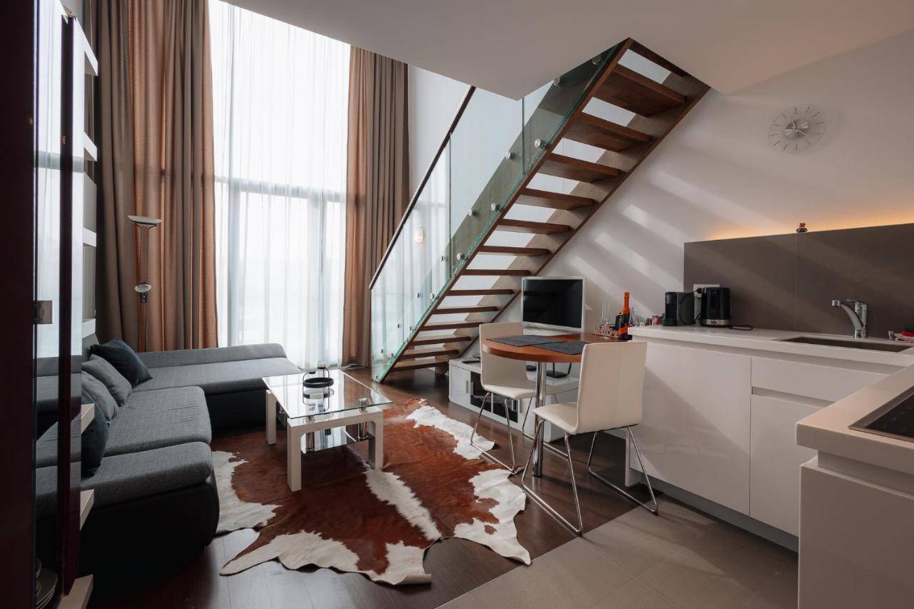 Skau Eurovea Duplex Danube Exclusive View Free Parking Apartman Pozsony